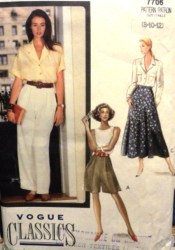 7706 EZ WIDE WALKER SHORTS,PANTS,LONG FLARE SKIRT PATTERN 8-12