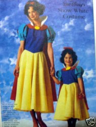 7735 SIMPLICITY SNOW WHITE  DISNEY COSTUME PATTERN 2,4, 6-8; 10-12 choice 