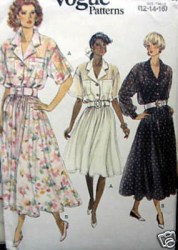 7751 VOGUE EASY LOOSE TOP,  FLARE SKIRT LENGTHS, CAMISOLE PATTERN 12-16 UNCUT