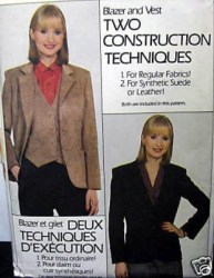 7759 VOGUE PANEL BLAZER JACKET,  VEST 2 METHOD PATTERN 8, 10, 12 choice