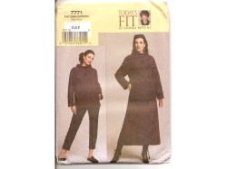 7771 VOGUE BETZINA  POCKET TUNIC, LONG A-SKIRT, PANTS PATTERN ABC,DEF