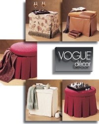 7789 VOGUE MAKE YOUR OWN RECYCLED STORAGE OTTOMANS PATTERN