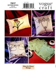 7817 VOGUE BEADED PILLOW COVERS, TABLE SCARVES PATTERN