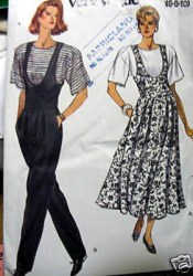 7818 VOGUE STRETCH JUMPER,JUMPSUIT, PULLOVER TOP PATTERN 6-16 2 SZS CHOICE UNCUT