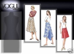 7831 EZ VOGUE FLARE YOKE GODET A-SKIRT PATTERN 6-10,18-22
