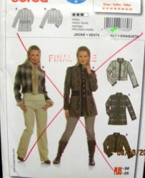 7860 BOYFRIEND SMART JACKET LENGTHS WAIST-HIP PATTERN 10-24