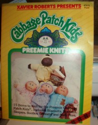 7870 PREEMIE KNITS CABBAGE PATCH KIDS CPK DOLLS BKLT
