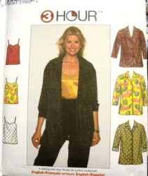 7883 SIMPLICITY  3 HR CAMISOLE, OVERSIZE BOXY SHIRT PATTERN 4-8, 16-20