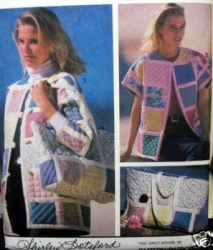 7893 SIMPLICITY QUILTED JACKETS, TOTES,  BOLEROS, VEST PATTERN 6-20