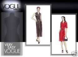 7897 VOGUE SHIRTWAIST DRESS LENGTHS, SASH PATTERN 8-12, 14-18