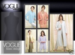 7909 EZ VOGUE JACKET (DUSTER) LENGTHS PATTERN 8-24 3 SZ