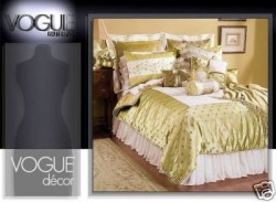 7921 VOGUE BEDROOM 4 SIZES DUVET COVERS, LINENS, PILLOWS PATTERN