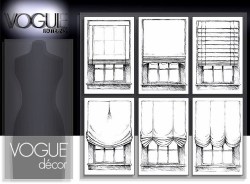 7922 VOGUE 6 SHADES WINDOW TREATMENTS 3 WIDTHS PATTERN UNCUT
