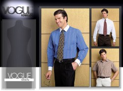 7925 MR SS-LS YOKE DRESSY/ CASUAL SHIRT PATTERN  2 SZ 13 1/2-16