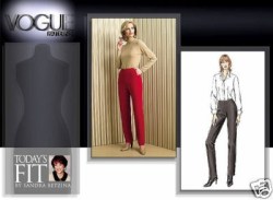 7940 VOGUE EZ BETZINA TAPER CONTOUR PANTS PATTERN DEF, GHIJ