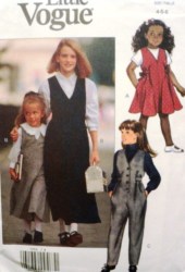 7952 EZ VOGUE GIRL FLARE JUMPER LENGTHS,TIE JUMPSUIT PATTERN 4-6