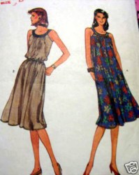 7967 GIRLS 67 YOKE SS-LS DRESS, RAG DOLL PATTERN 4