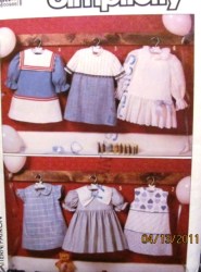 7983 HEIRLOOM DRESSES,SAILOR COLLAR,SLVS OR NOT PATTERN 3,4,5, 6