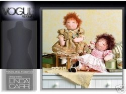 7985 VOGUE 15'' BABY RAG DOLL, DRESS, BLOOMERS, SOCK, SHOES PATTERN UNCUT
