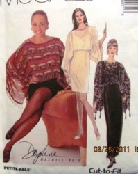 8007 SHEATH DRESS 2 LENGTHS, GLAMOROUS COVER UP PATTERN 8-12