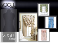 8011 VOGUE WINDOW TREATMENT VALANCES, DRAPES PATTERN