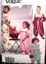 8035 VOGUE GIRLS JUMPSUIT,OVERLAY, SLVS OR NOT PATTERN 12-14