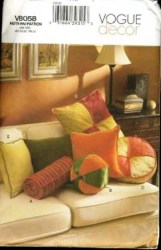 8058 VOGUE CONTEMPORARY SHAPED PILLOWS,NECKROLL PATTERN