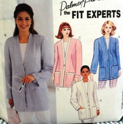 8060 McCalls  2 HR PALMER/PLETSCH CARDIGAN PRINCESS JACKET PATTERN 16-18 Large  Uncut