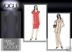 8067 VOGUE BUTTON TOP,SKIRT,PANTS PATTERN 8-14,16-22