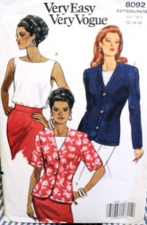 8092 SO EZ BUTTONS/SLEEVES OR NOT TOPS PATTERN 12-16