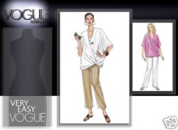 8092 VOGUE LOOSE CROSSED TOP, PANTS LENGTHS PATTERN 8-14