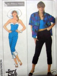 8113 BOXY SHIRT, ELASTIC TOP, CALYPSO PANTS PATTERN 10-16