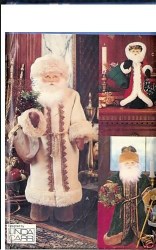 8126 VOGUE FATHER XMAS 26'',16'',12'' VICTORIAN DOLLS PATTERN uncut
