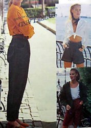 8260 EZ VOGUE WIDE SHORTS LENGTHS, RAISED WAIST PANTS PATTERN 12-16