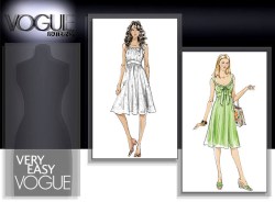 8380 SO EZ VOGUE INSET CUTIE SLEEVELESS DRESS PATTERN 4=10 OR 12-18 CHOICE cut