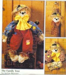 8388 38'' TALL SCARECROW DOLL, WREATH,WALL HANGING PATTERN
