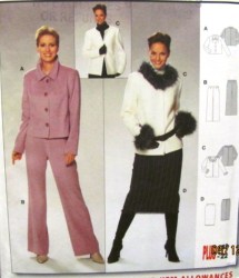 8392 CLASSIC JACKETS LENGTHS,BOTTOMS PATTERN 12-22