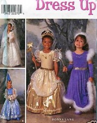 8424 DRESS UP PRINCESS,RAPUNZEL,BRIDE,DREAMY COSTUME PATTERN 3-8