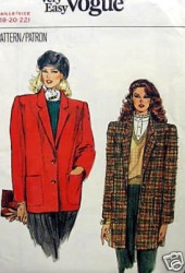 8426 VOGUE UNLINED COLLAR JACKET LENGTHS PATTERN 6-22 3 SZS choice