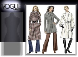 8438 VOG SNAPPY BACK PLEAT COAT LENGTHS, SASH PATTERN 6-22