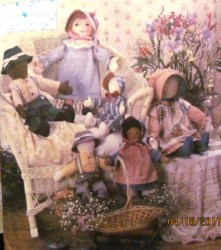 8471 SIMPLICITY 22.5",14.5'' RAG DOLLS,  AMISH, SHOES, CLOTHES PATTERN