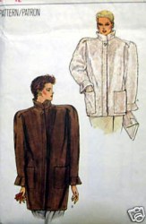 8497 VOGUE LOOSE LINED COLLAR JACKET LENGTHS 70s PATTERN 12