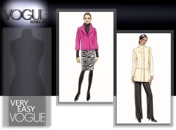 8541 VOGUE SO EZ UNLINED JACKET LENGTHS, SKIRT, PANTS PATTERN 16-24