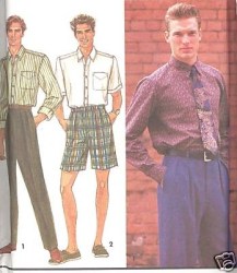 8571 PANTS, SHORTS, SHORT-LONG SLV SHIRTS PATTERN 38-44,46-52