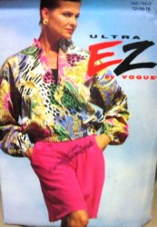 8616 VOGUE LOOSE BOXY ZIP JACKET, WIDE SHORTS EZ PATTERN 12-16