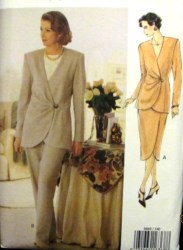 8669 EZ LONG PANEL JACKET,LONG TULIP SKIRT,PANTS PATTERN 14-18