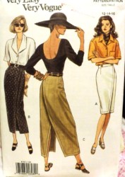 8703 SO EZ VOGUE FIT TAPER WRAP SKIRT LENGTHS PATTERN  6-10; 12-16 choice