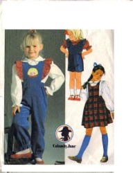 8718 1983 GIRLS JUMPER, OVERALLS LENGTHS,BLOUSE PATTERN 2