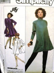 8738 SIMPLICITY  JERSEY TUNIC, PANTS, STRAIGHT -FLARE SKIRT PATTERN  10-12; 14-16; 18-20  CHOICE
