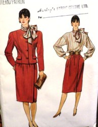 8770 VOG LINED JACKET, BUTTON STRT SKIRT, BLOUSE PATTERN 8-18